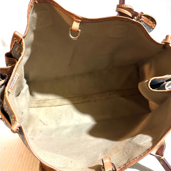 Dooney & Bourke Blue and Brown Monogram canvas / leather Tote bag - Picture 7 of 9